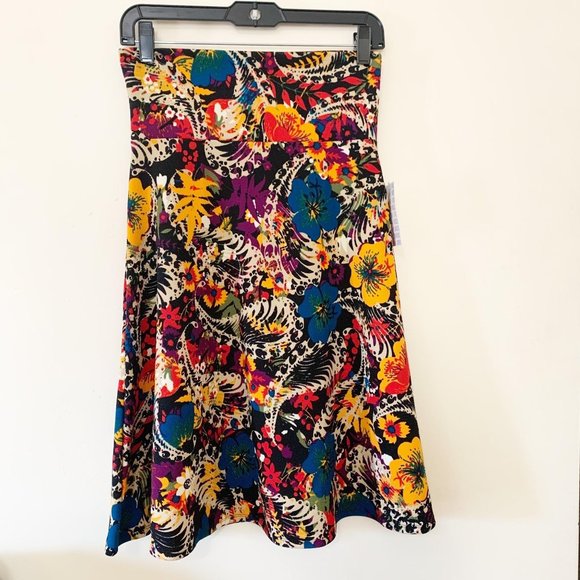LuLaRoe Azure Skirt Floral Print Small - Picture 1 of 7